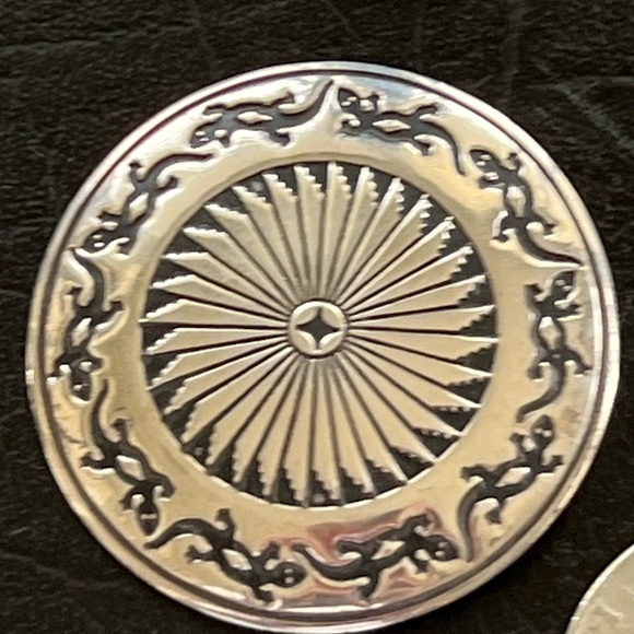 Sterling Silver Aztecs style brooch - Picture 3 of 3